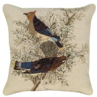 Cedar Waxwing Pillow